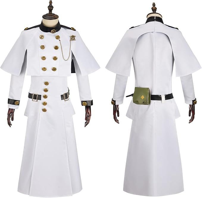 ヨルハ五一式軍装 術 コスプレ衣装 FF14 コスプレ衣装 白 FF XIV ネール 男性用 ハロウィーン仮装 軍装 ホワイト コスプレ ユニフォーム 白い制服 かっこいい 文化祭 学園祭 ステージ服 舞台服
