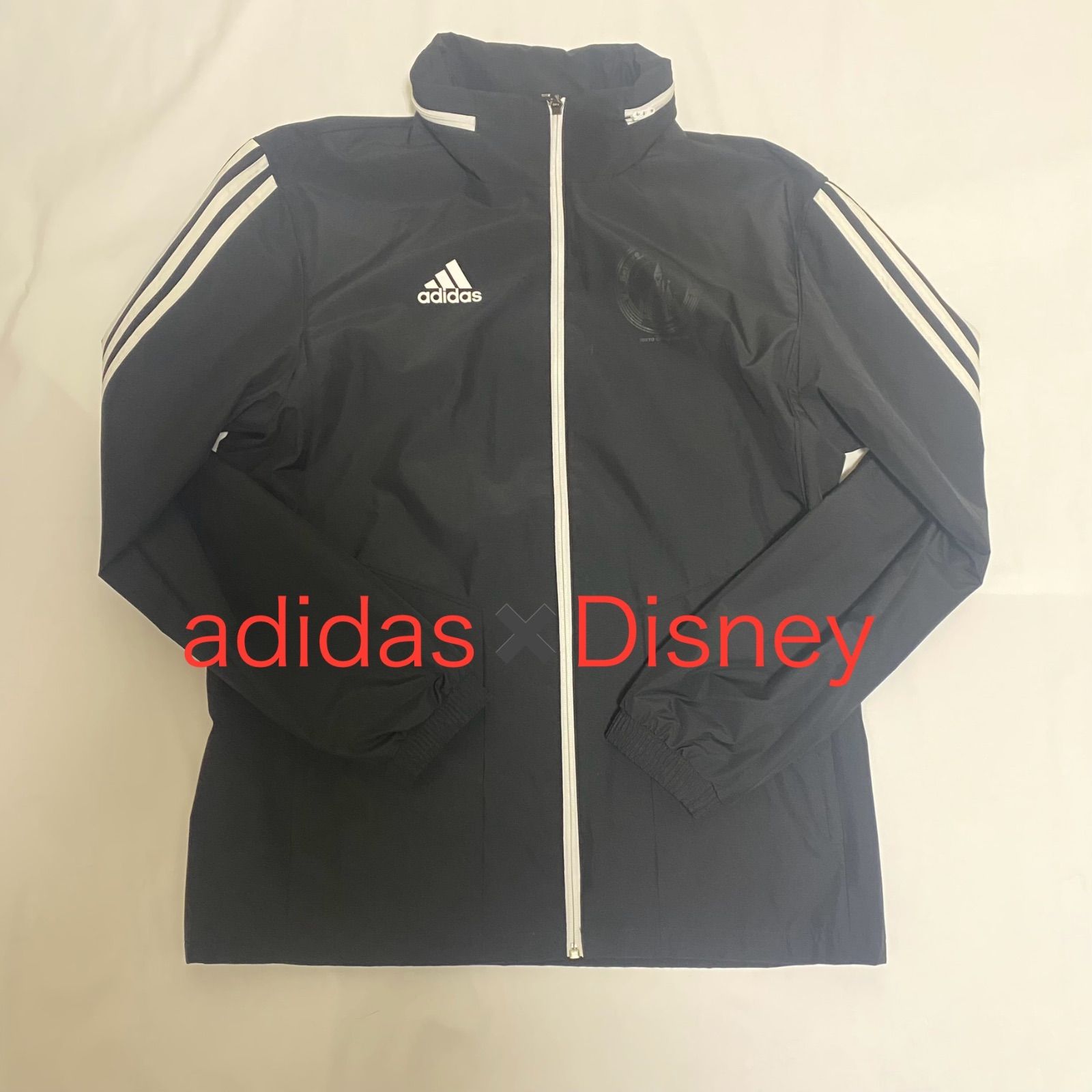 adidas✖️Disney トラックジャケット 黒 black ウインドブレーカー - メルカリ