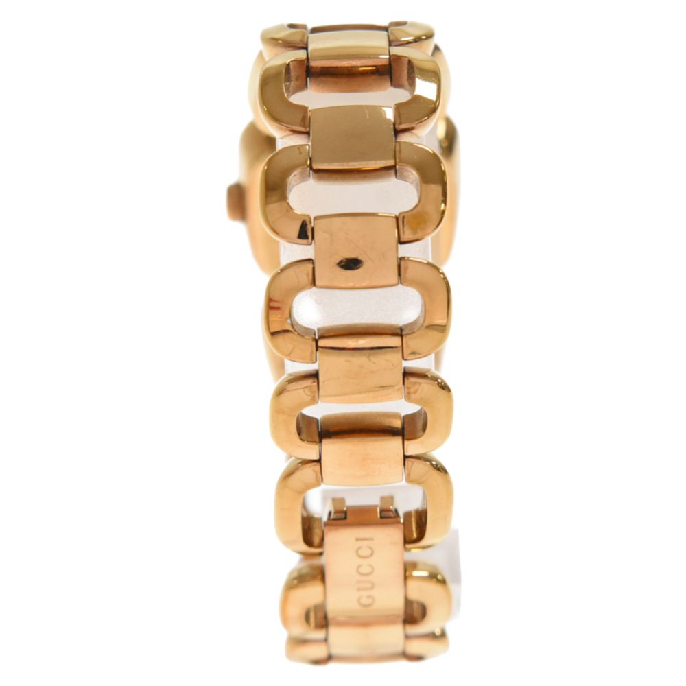 【美品・電池新品】GUCCI 125.5 Gコレクション シェル 3Pダイヤ 美品・電池新品】GUCCI 125.5 Gコレクション シェル 3Pダイヤ