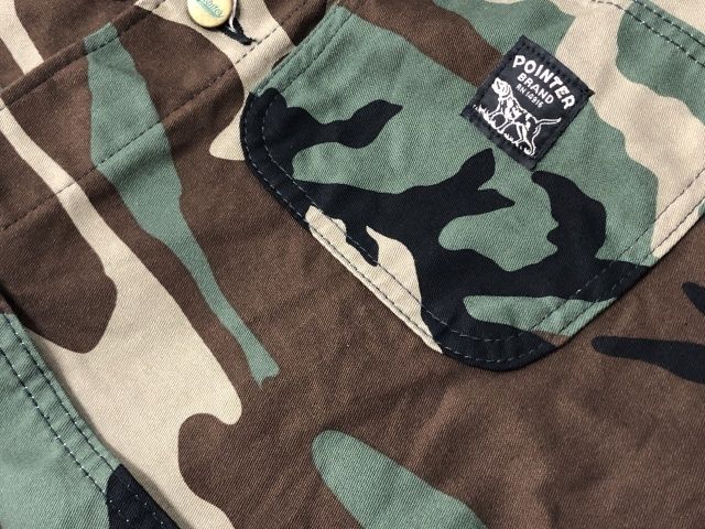 中古】 POINTER ポインター カバーオール 迷彩 USA製 迷彩 S 111415195 