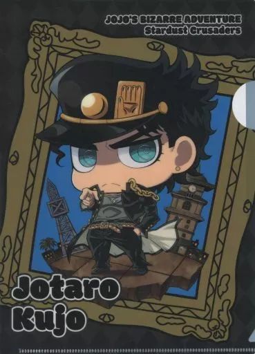 ジョジョ　クリアファイル　ちみキャラ ☆ ジョジョワールド2 ジョジョの奇妙な冒険 クリアファイル ち