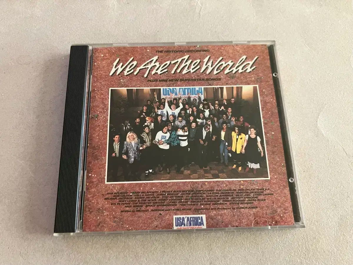 マイケル ジャクソン 参加型 85s We Are the World 初版 CD ポップ