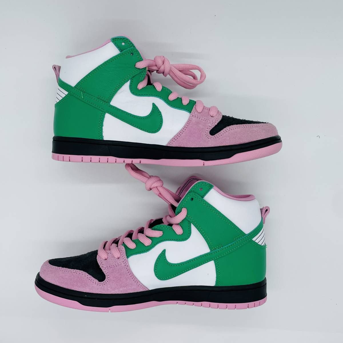 【新品未使用】Nike SB Dunk High Invert Celtics CU7349-001 ナイキ ダンク ハイ プロ インバート  セルティックス ブラック ピンク ライズ