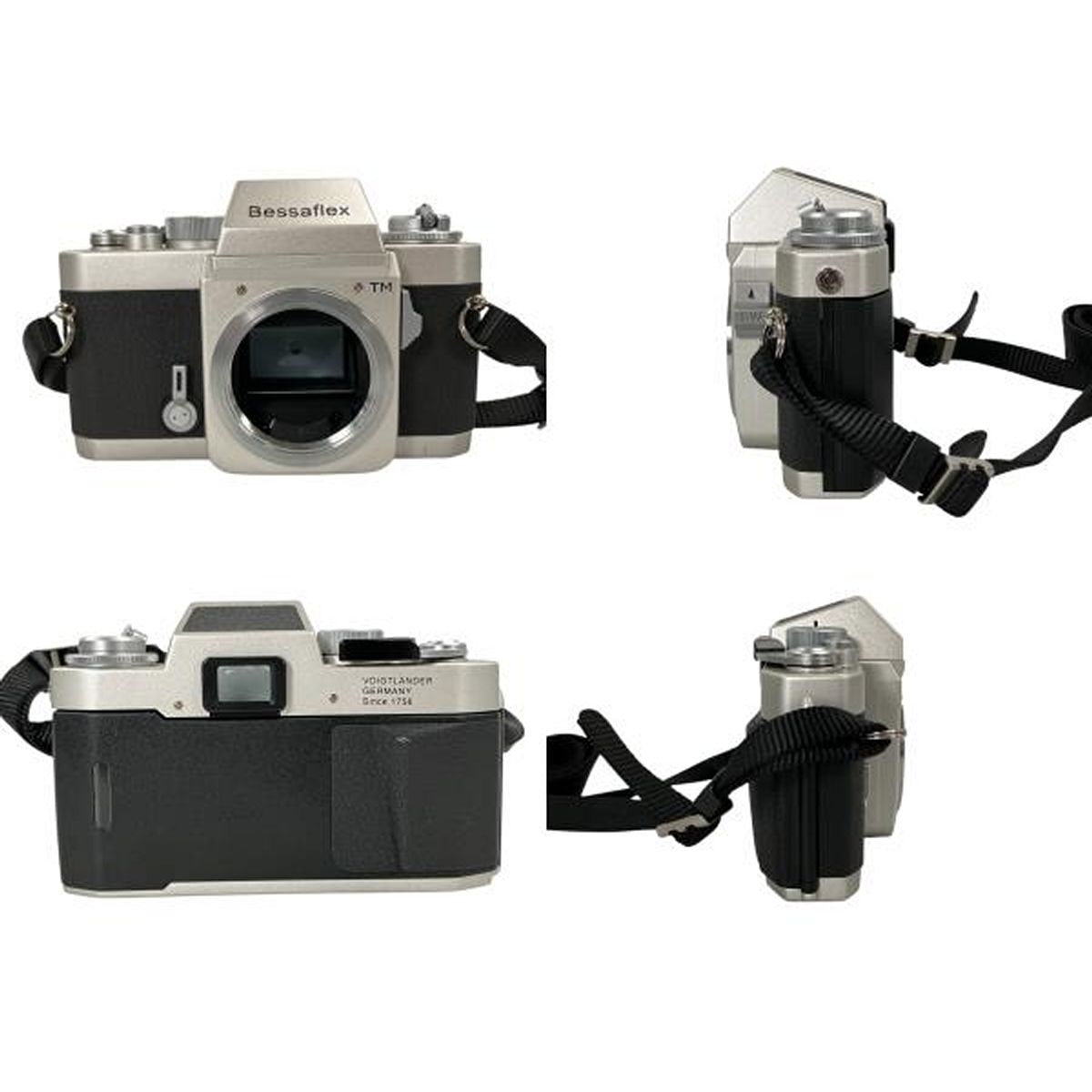 Voigtlander Bessaflex TM シルバー フィルム カメラ ボディ