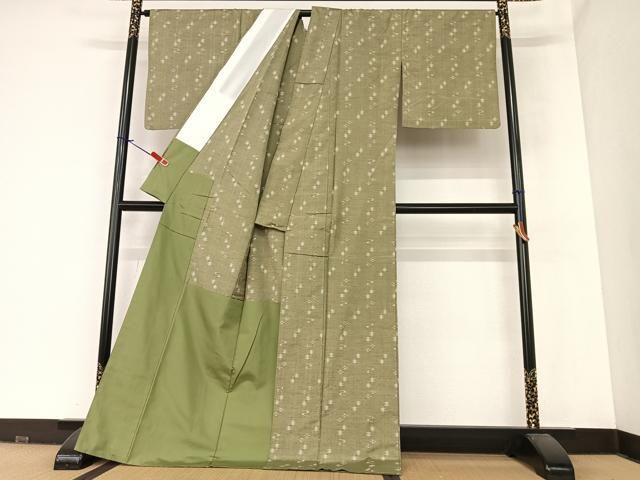 平和屋着物○本場琉球絣 紬 飛鳥文 三越扱い 正絹 逸品 AABA0090zg 楽天