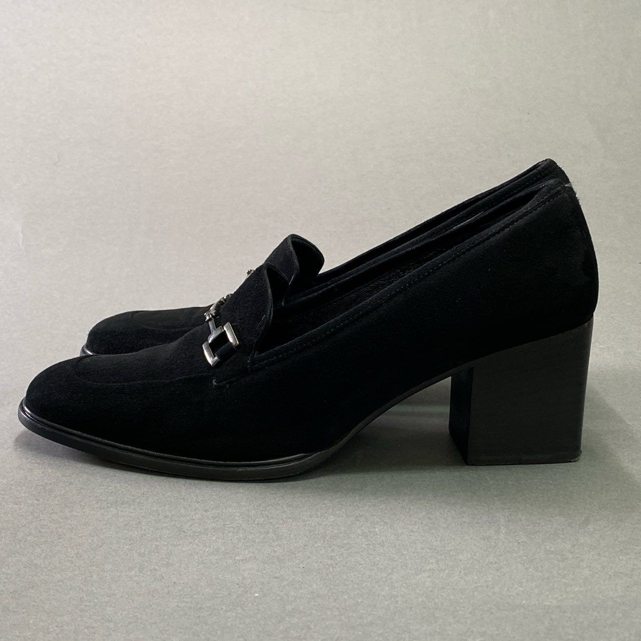 3d21 GUCCI グッチ ホースビット パンプス チャンキーヒール