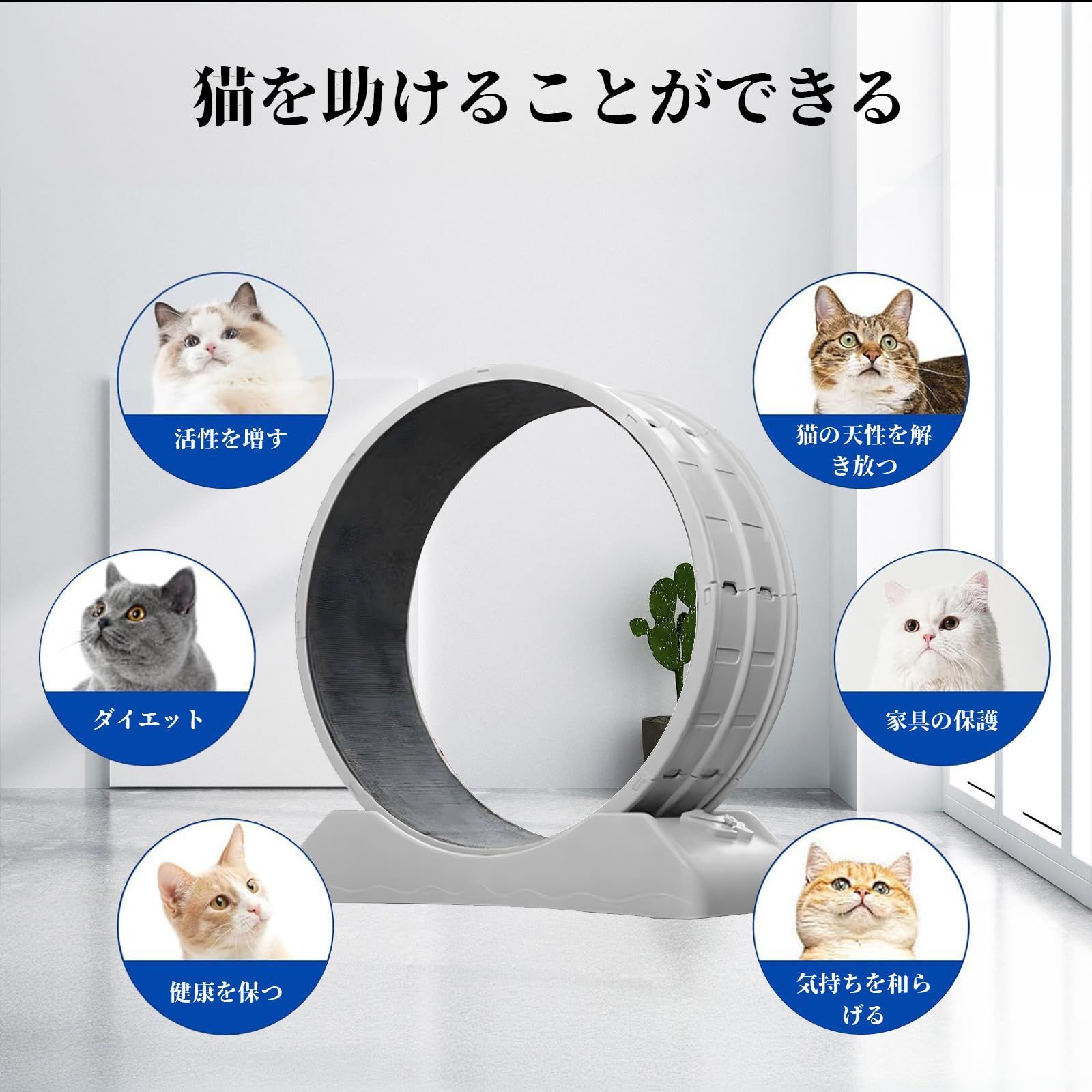 改良版 猫 トレッドミル キャット ホイール キャット運動 鍛
