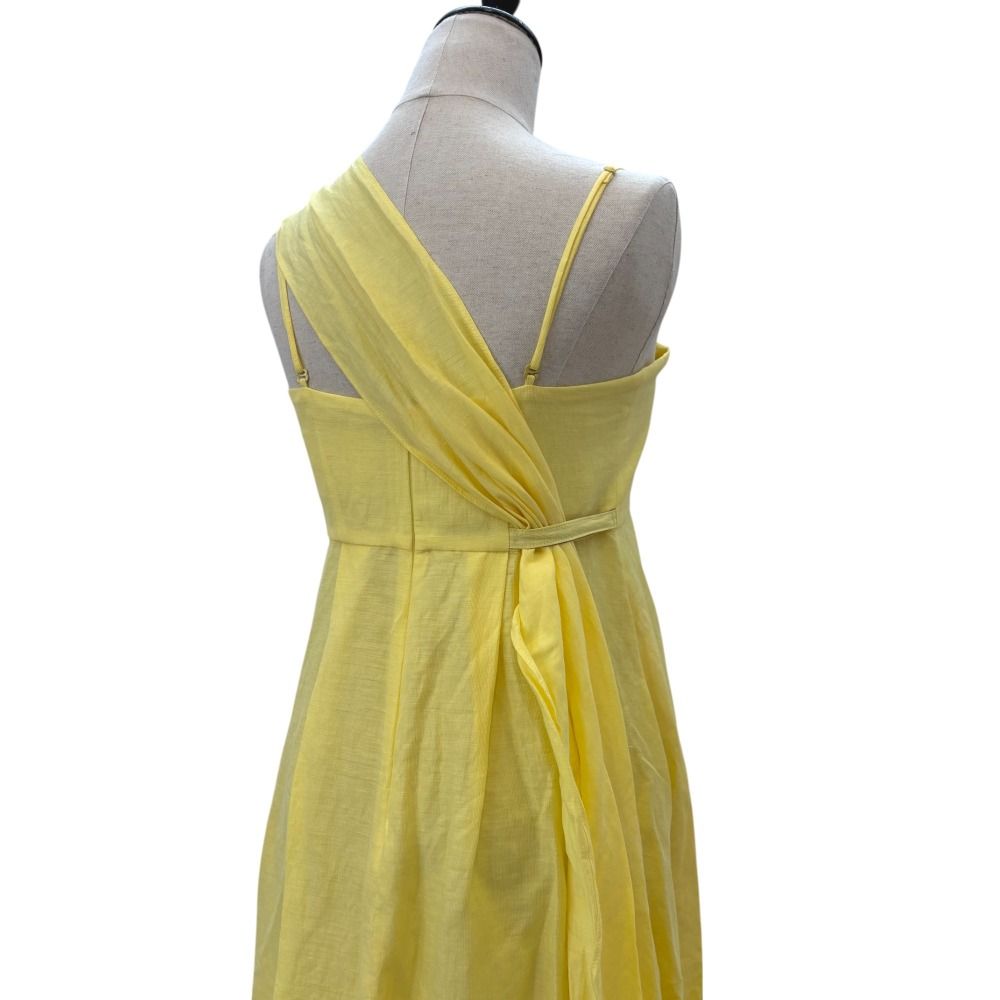 マイランShine Linen V Neck Dress ワンピース