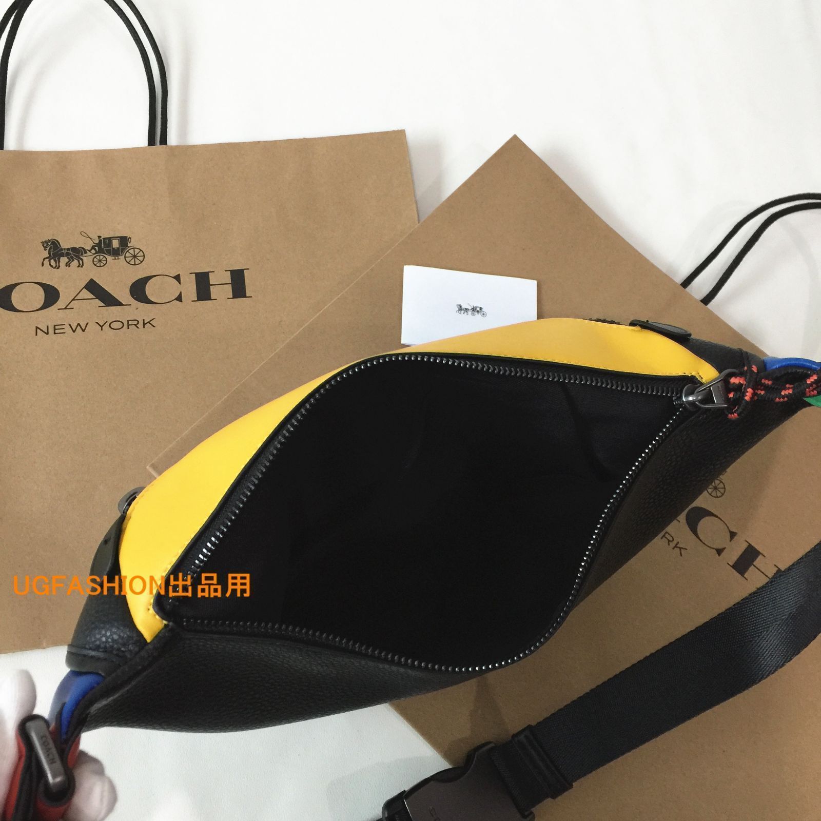 コーチバッグ＞COACH/コーチバッグ レキシーバッグ C7248 コーチ×マイケル?B?ジョーダンコラボ ボディーバッグ ベルトバッグ ウエストバッグ  アウトレット品 紙袋付属 新品未使用 - メルカリ