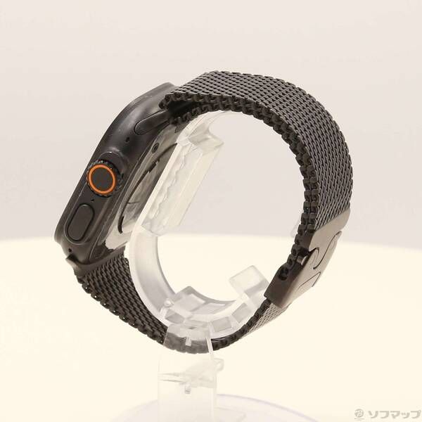 〔 品〕 Apple Watch Ultra 2 GPS Cellular 49mm ブラックチタニウムケース ブラックチタニウムミラネーゼループ 348