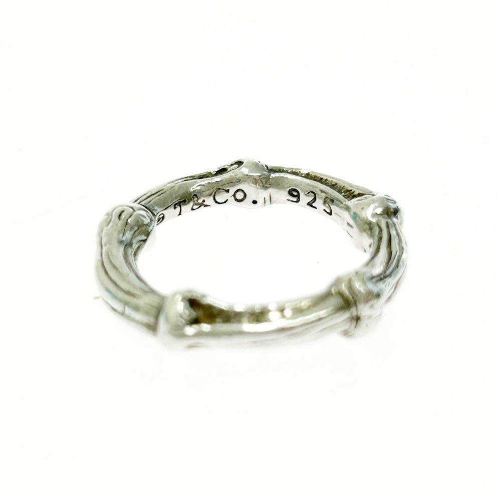 Tiffany＆Co. ティファニー バンブーリング 925刻印 5号 箱 袋付 Tiffany＆Co. ティファニー バンブーリング 925刻印 5号 箱 袋付