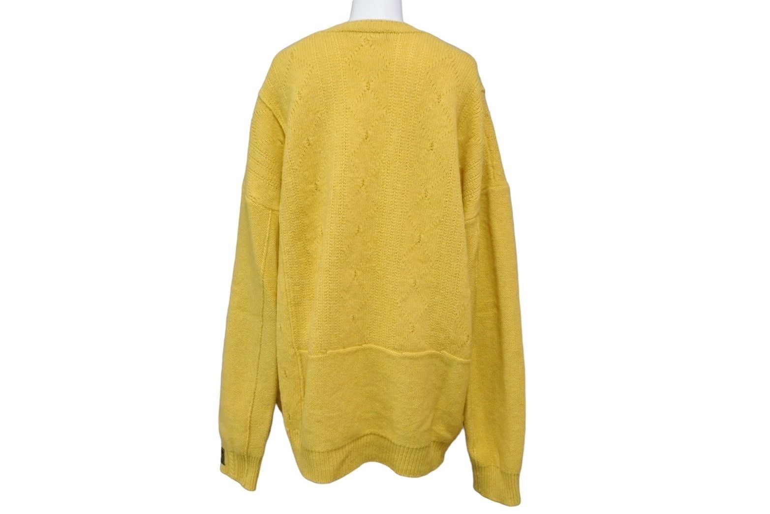 ラフシモンズ22aw
スケルトンキーチェーン RAF SIMONS 22AW Loose Fit Cropped Jacquard RS Knit @rafsimons 詳細