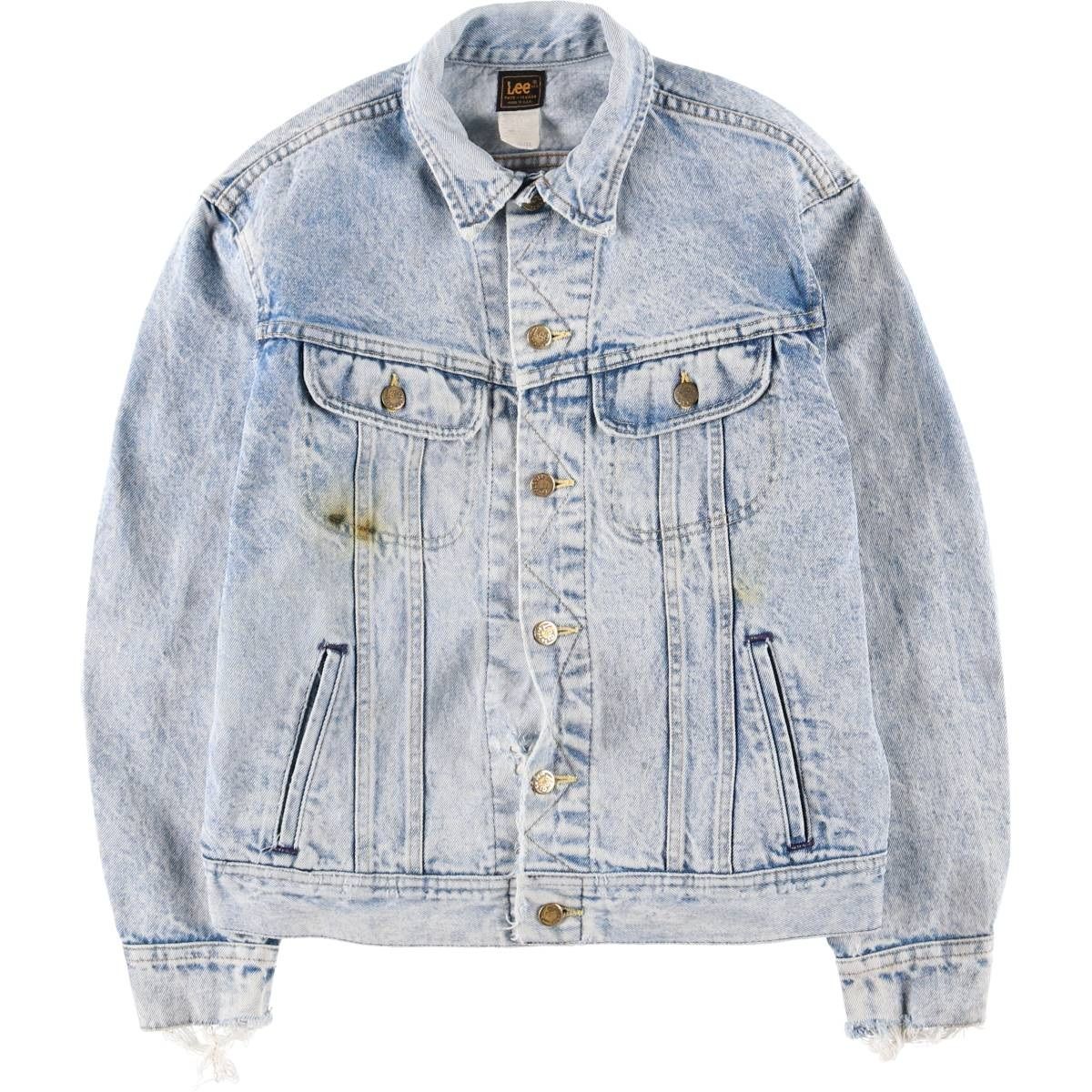 古着 80~90年代 リー Lee デニムジャケット Gジャン USA製 メンズM相当