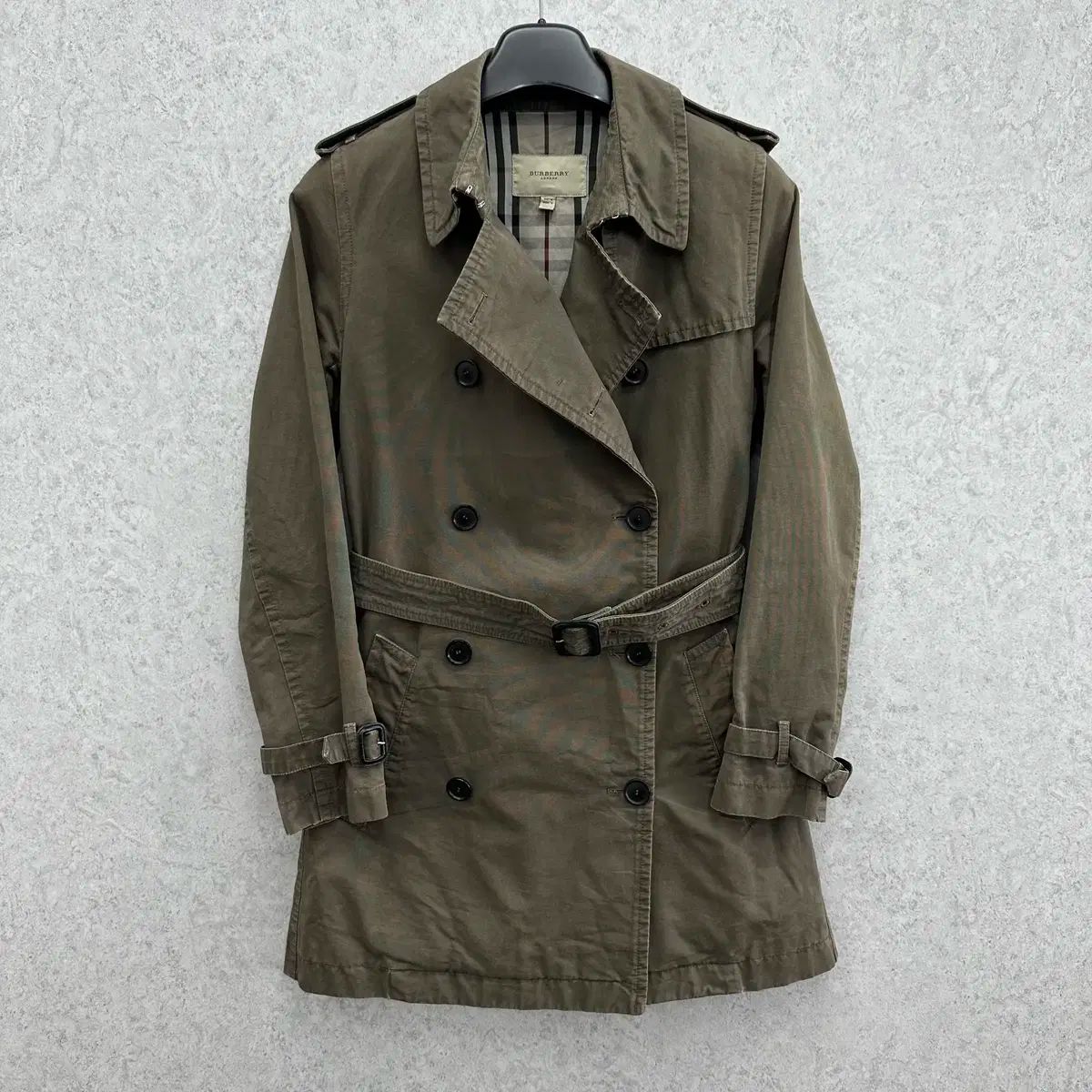 BURBERRY burberry バーバリー トレンチコート 90s BURBERRY - 古着 Burberrys バーバリーズ 90s 未使用 オールド