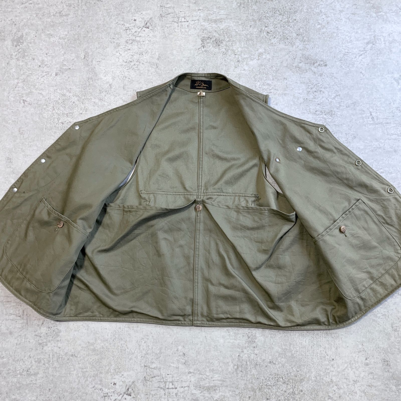50s L.L.Bean Half Moon Hunting Vest エルエルビーン ハーフムーン 