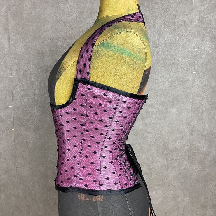 アフィックスパラパラ 黒×ピンク コルセット アフィックスパラパラ 黒