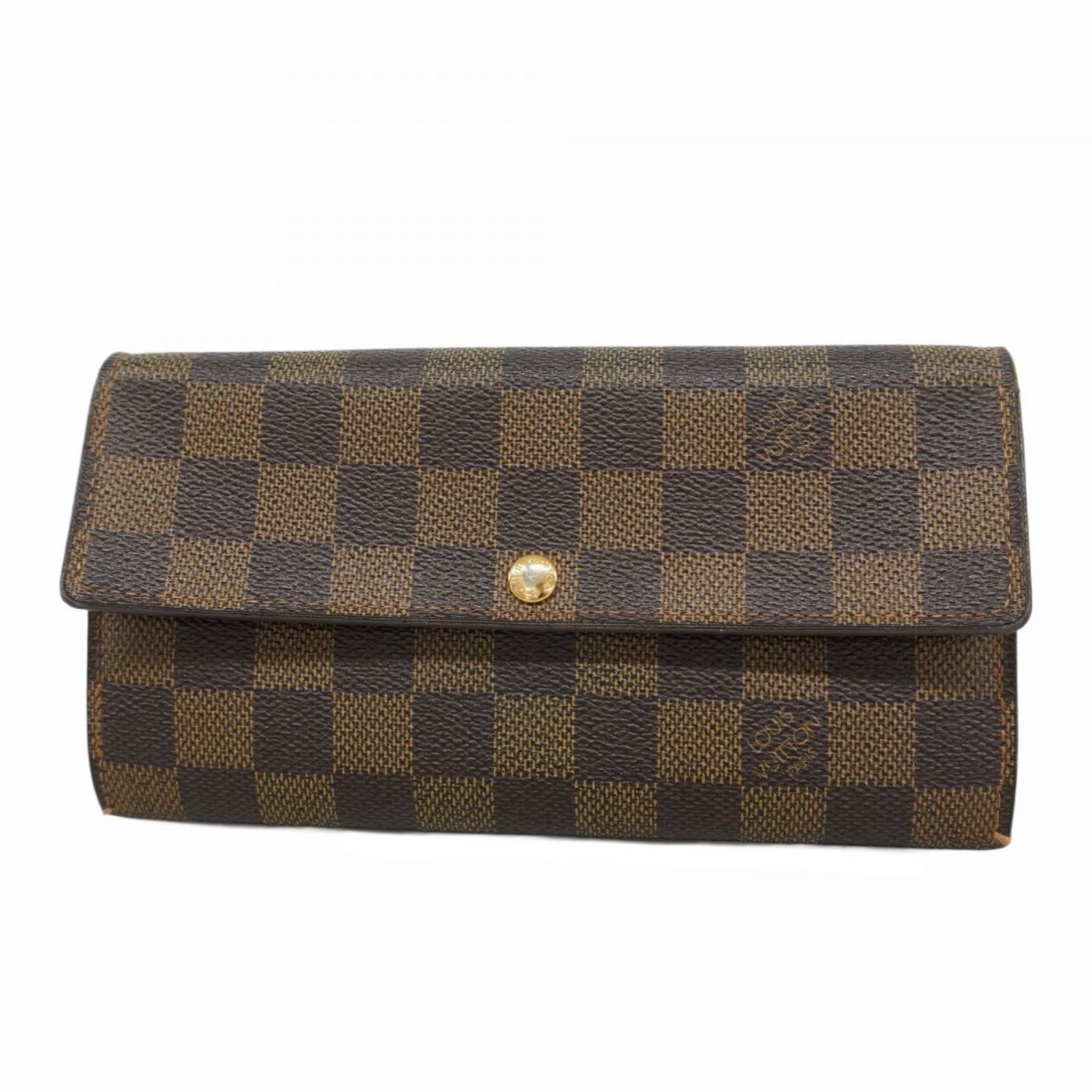 ルイ ヴィトン Louis Vuitton ルイ ヴィトン 長財布 ダミエ ポルトフォイユサラ N61734 エベヌレディース