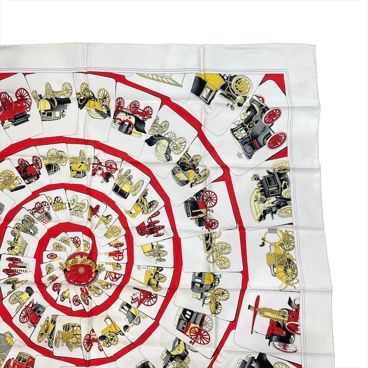 美品 HERMES エルメス カレ 90 大判 スカーフ ストール SILK