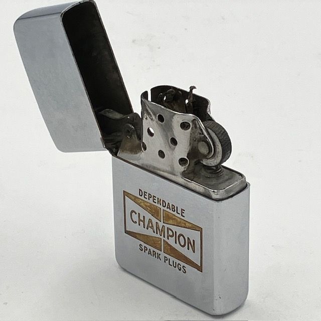 ★Vin-Zippo★ チャンピオンプラグ CHAMPION PLUG ヴィンテージ 1955年後期　 70\u0027s Vintage CHAMPION SPARK PLUGS Zippo NOS | Button Works Store