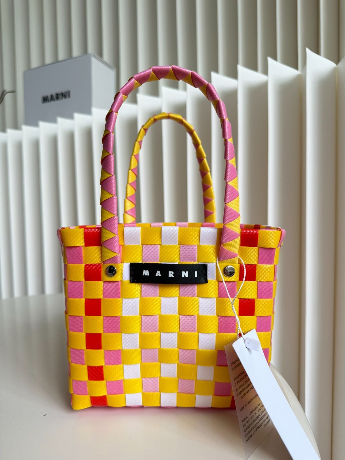 ファッション❣ Marni マルニ マルニ かごバッグ トートバッグ #08