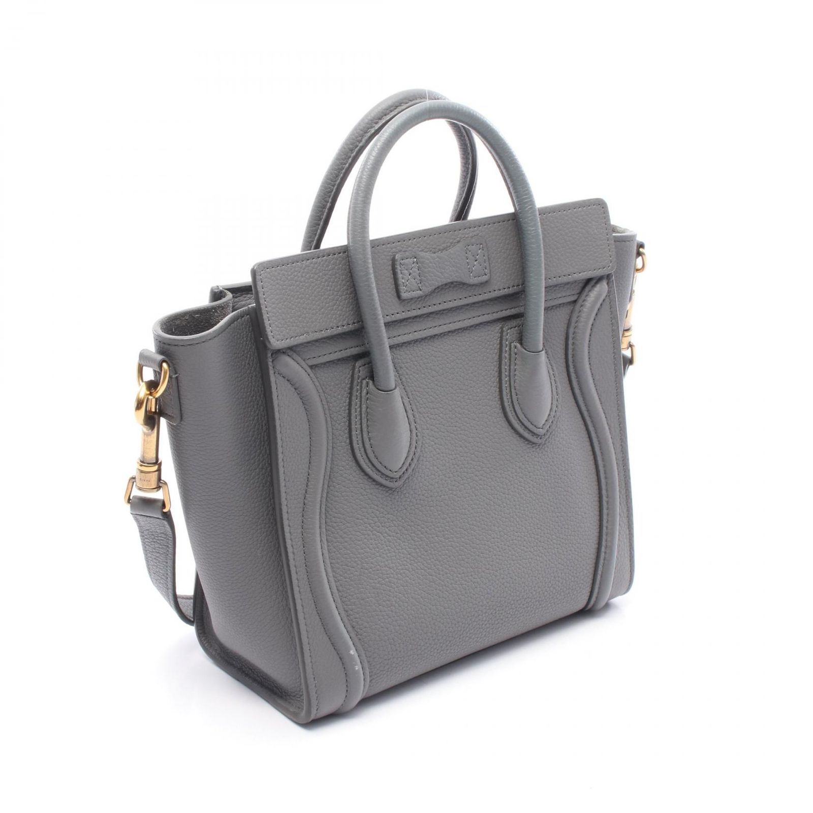 Céline グレー ハンドバッグ グレー（灰色）系 CELINE 16(セリーヌ セーズ) ハンドバッグ