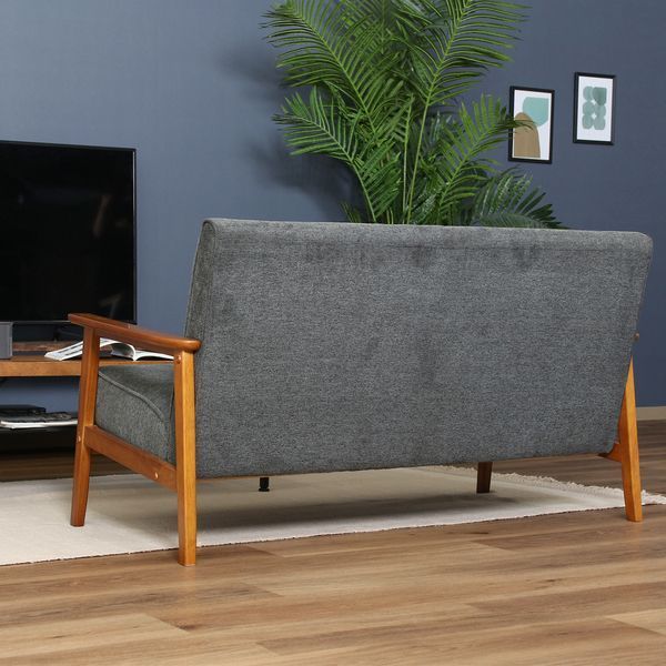 厚手ファブリックソファ