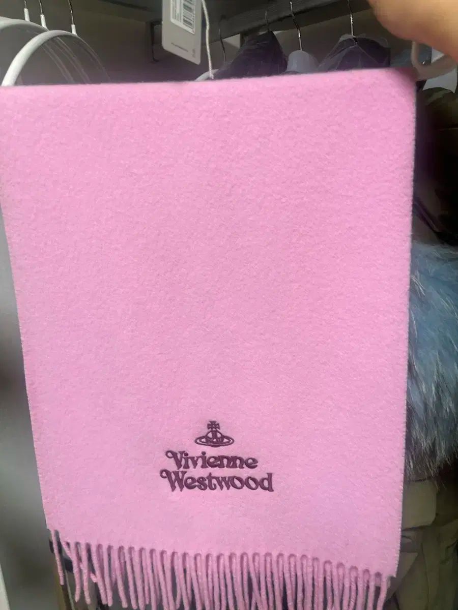 ヴィヴィアン ウエストウッド マフラー_ピンク