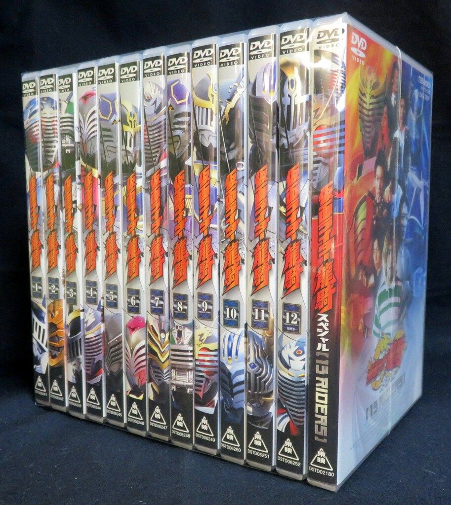 特撮DVD バインダー付 仮面ライダー龍騎 全12巻 スペシャル 13 RIDERS セット