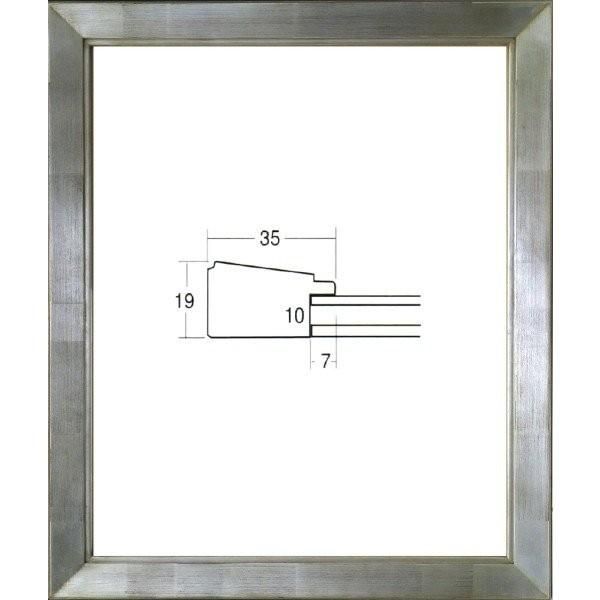デッサン用額縁 木製フレーム アクリル仕様 7514 ＭＯ判サイズ シルバー 銀 - メルカリ