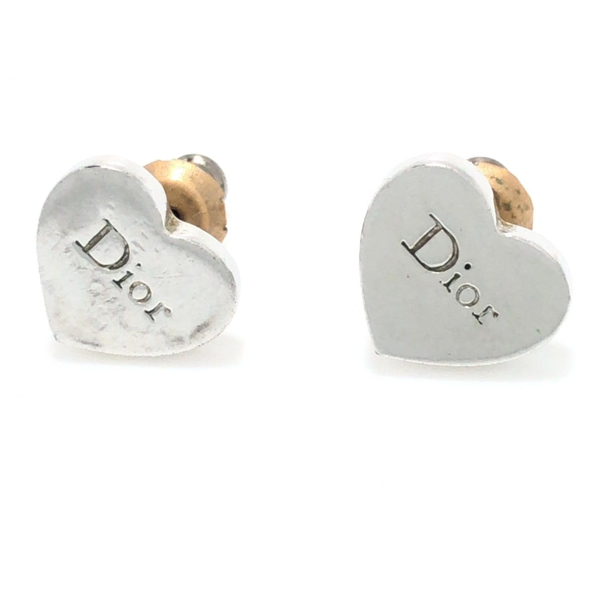 ChristianDior ディオール ドロップ　ピアス　フラワー　シルバー ChristianDior ディオール ドロップピアスフラワーシルバー