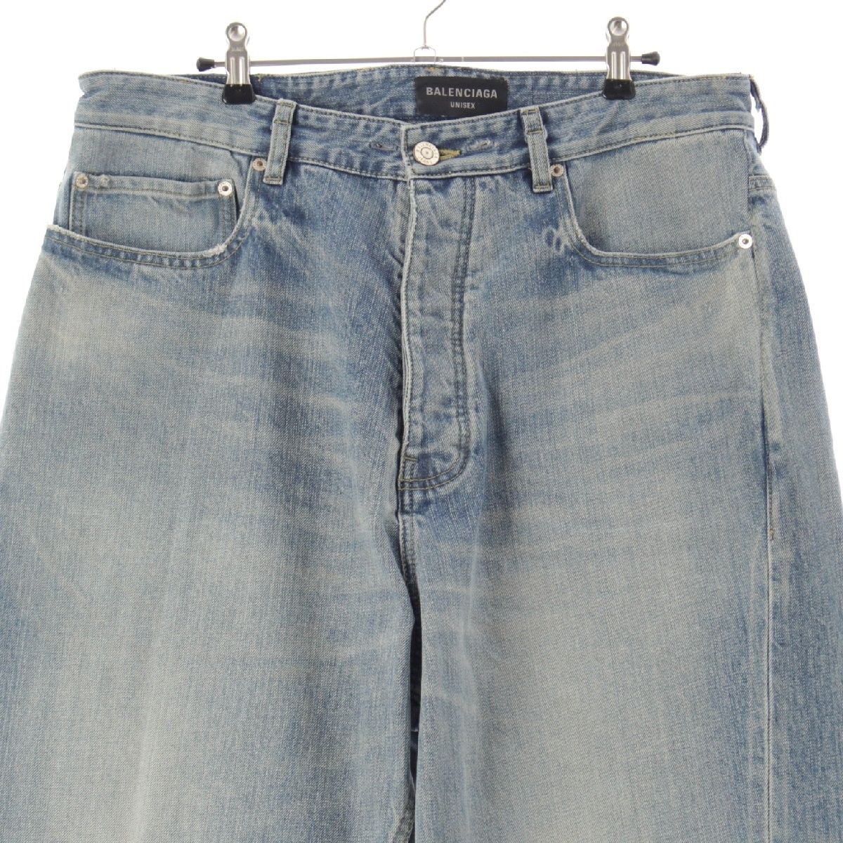 BALENCIAGA(バレンシアガ) 23SS ダメージ加工バギーデニムパンツ