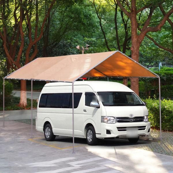 テント 車庫テント ガレージテント 車庫 倉庫 奥3m×幅6m×高さ2.82m UPF50 UVカット 防雨 スチール製 ガレージテント カーポート 軽自動車用 大型 駐車 爆買