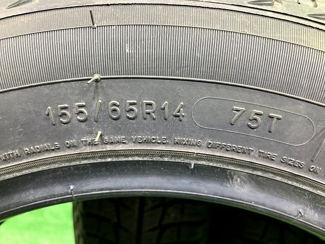 MICHELIN スタッドレス ミシュラン X-ICE3 155 65R14 4本 5ミリ 2019年 TRITUETUBI_COM