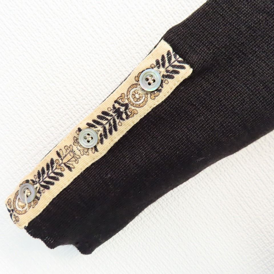 【アウトレット特価品】 セリーヌ CELINE ヴィンテージ セーラーカラー ニット セーター ブラック系 w842196