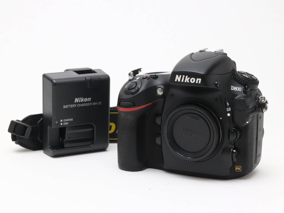 A Nikon ニコン D800 ボディ ブラック シャッター回数1 369回 初期不良返品対応 44-165