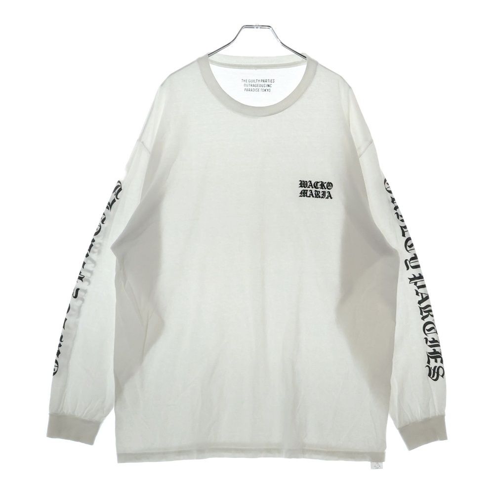 WACKO MARIA (ワコマリア) 23AW LONG SLEEVE T-SHIRT ロゴ刺繍