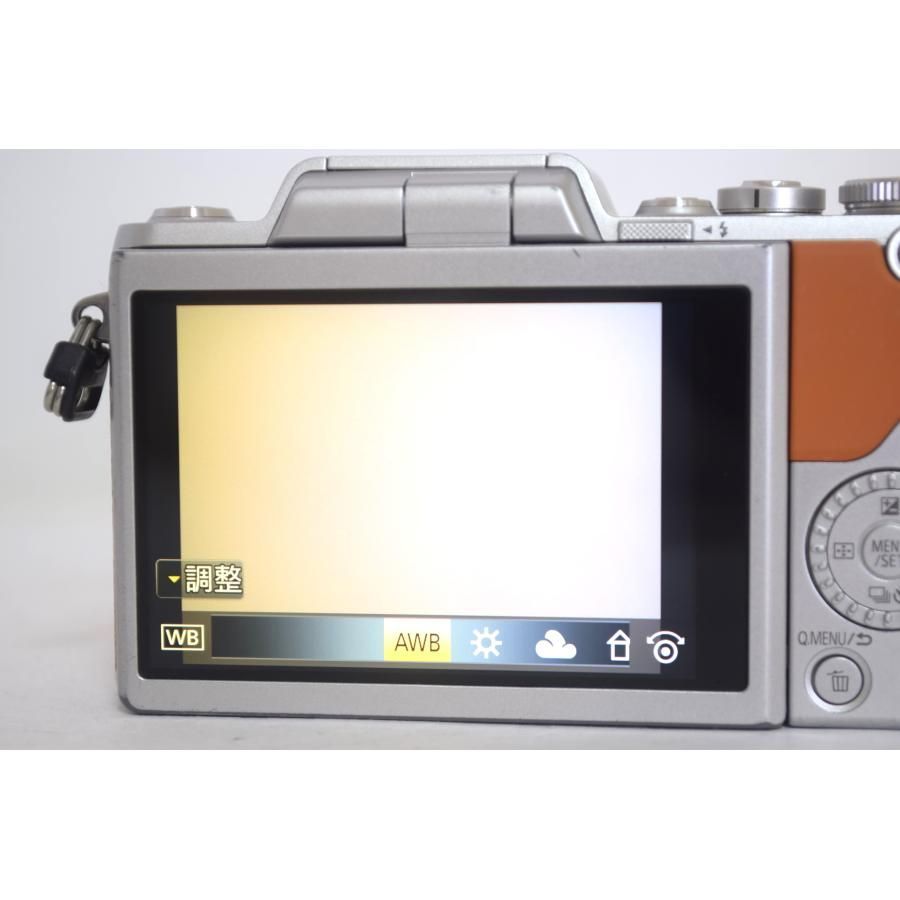  Panasonic パナソニック LUMIX DMC GF 7 ボディ ブラウン ショット数8602回 2504001 ミラーレス一眼 デジタルカメラ