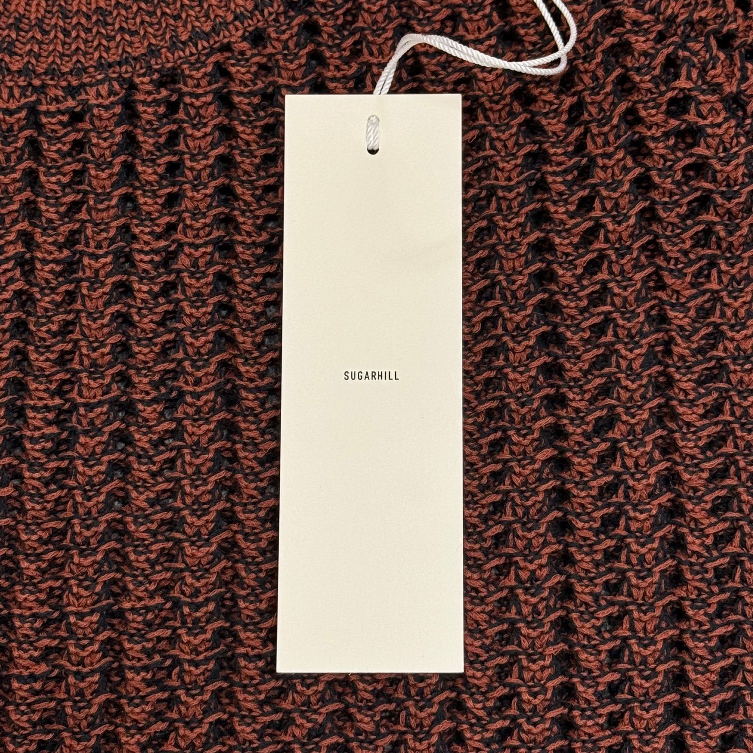定価55000円 新品 SUGARHILL 23SSKN03 COTTON OPEN WORK KNIT SWEATER 