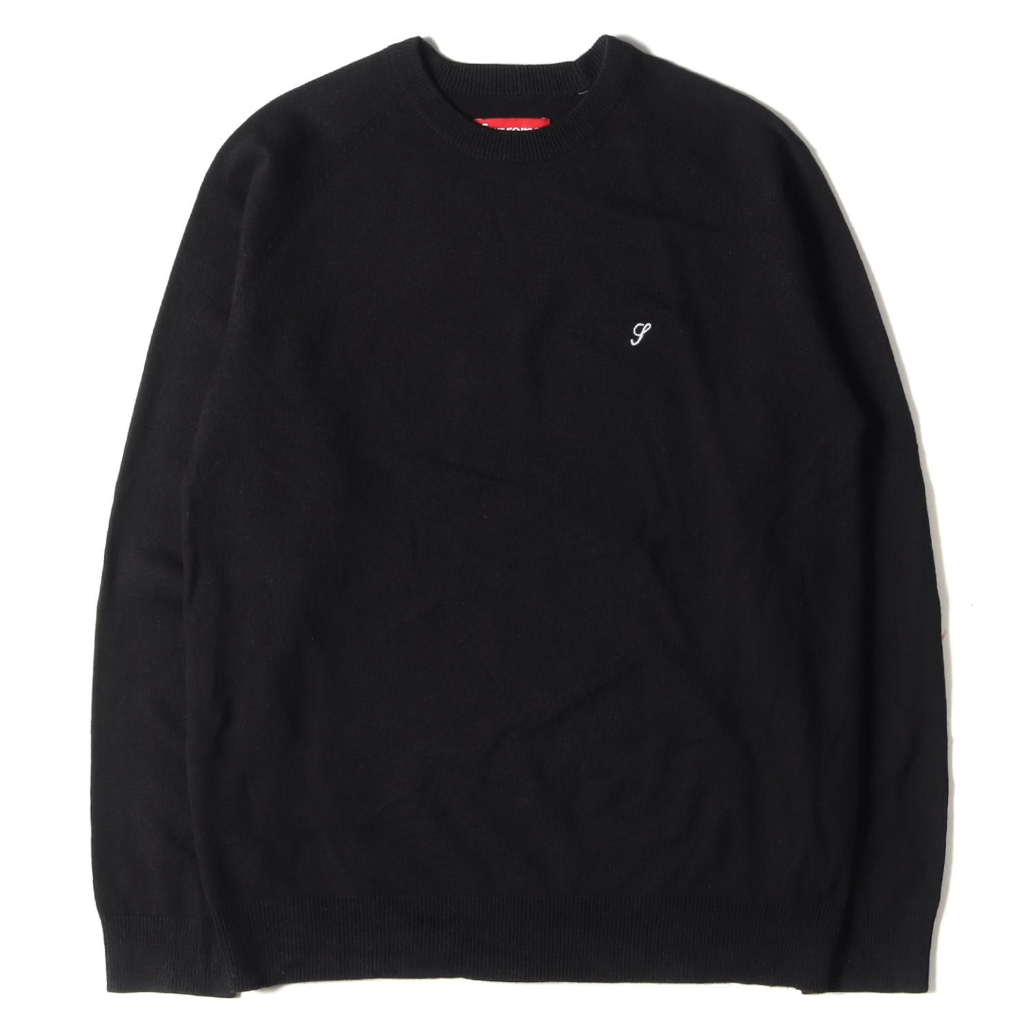 Supreme シュプリーム ニット ワンポイント刺繍 クルーネック ニット 