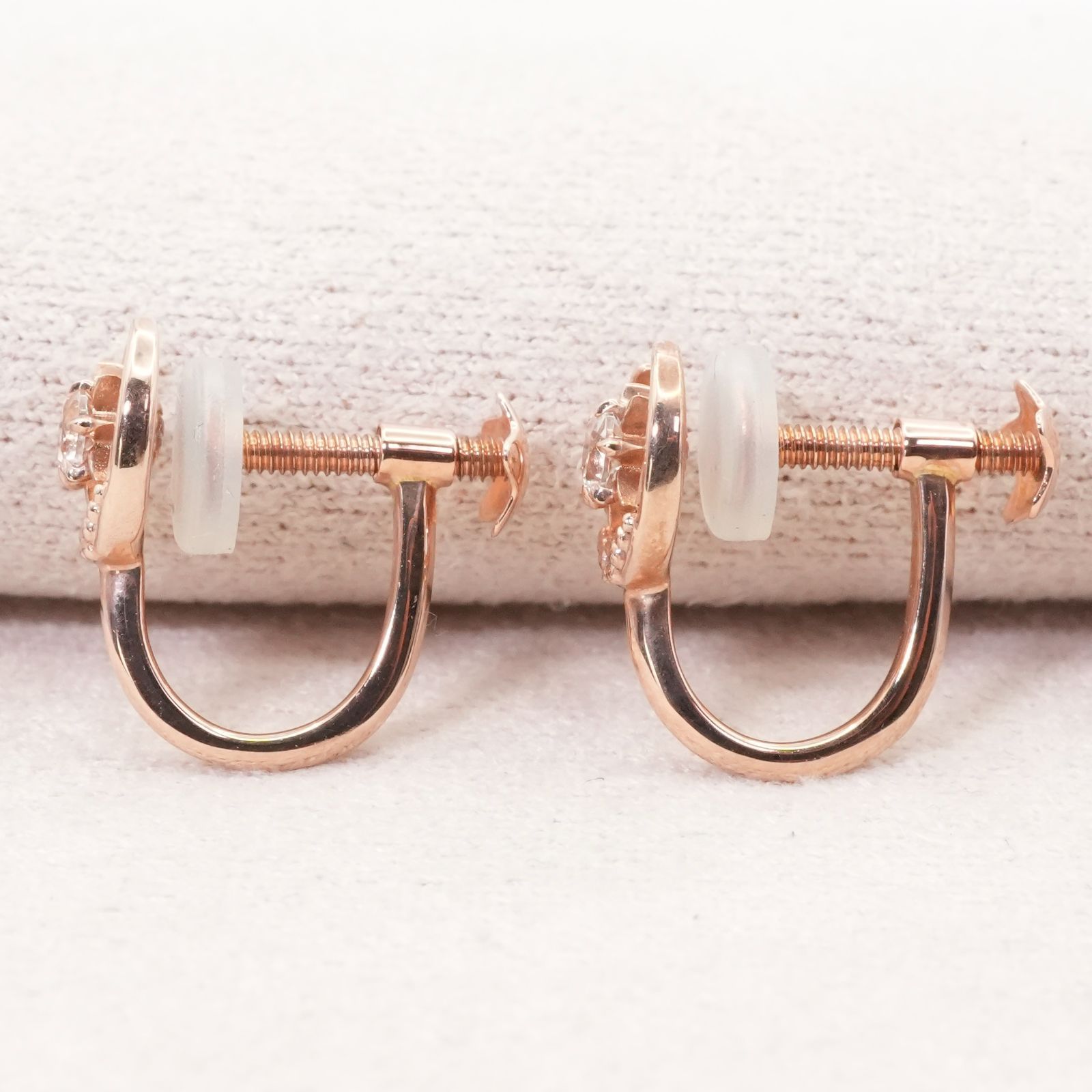 スタージュエリー クリスマス限定 三日月 K10 イヤリング/24-4873S 美  