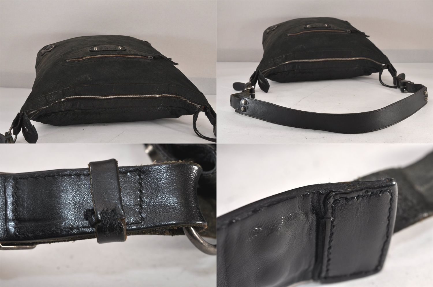 【美品】☆希少モデル　BALENCIAGA バレンシアガ レザーバックパック BALENCIAGA バレンシアガ クラシック ザ デイ ショルダーバッグ