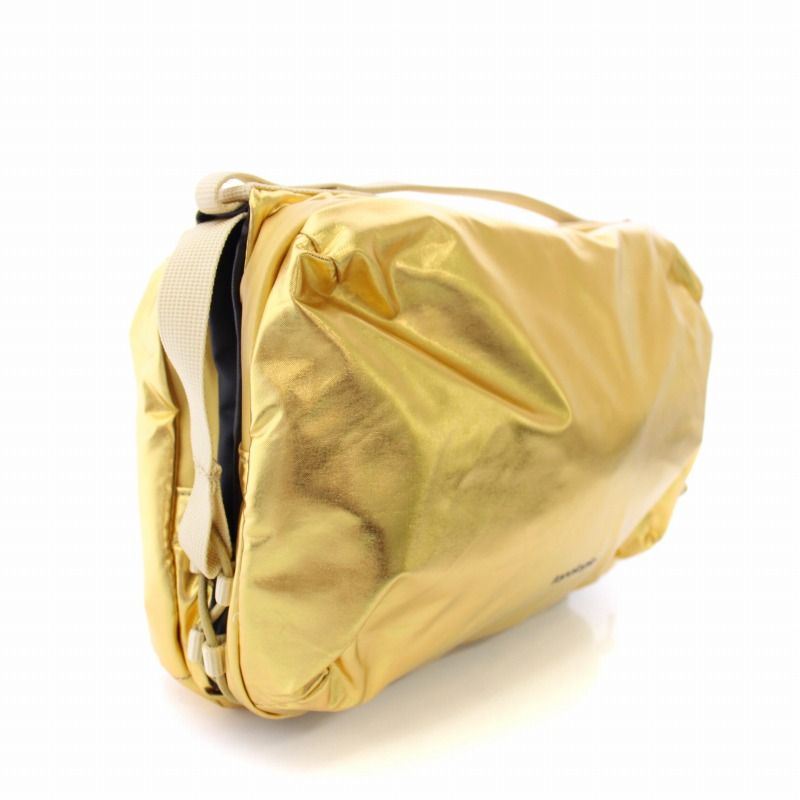 【新品未使用】topologie ボトルサコッシュ　ゴールド Bottle Sacoche Large ボトルサコッシュ ラージ / Gold / Bungee