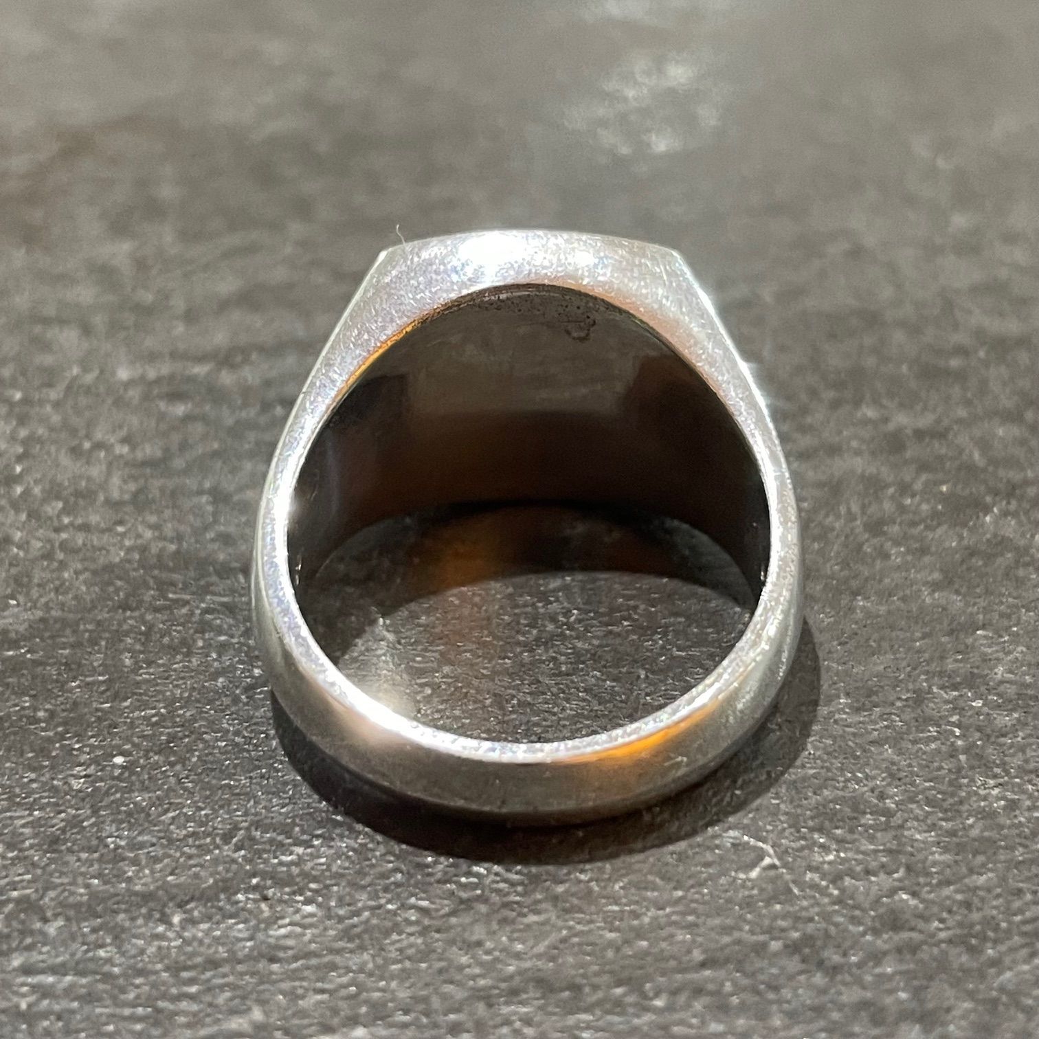 Mined Ring Large Black Diamond - Tom Wood Project Official