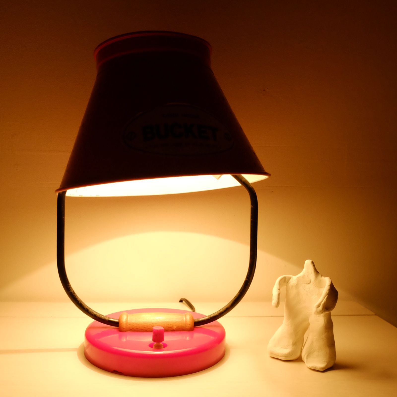 ナショナル 松下電工株式会社 LAMP HOUSE バケツライト レッド
