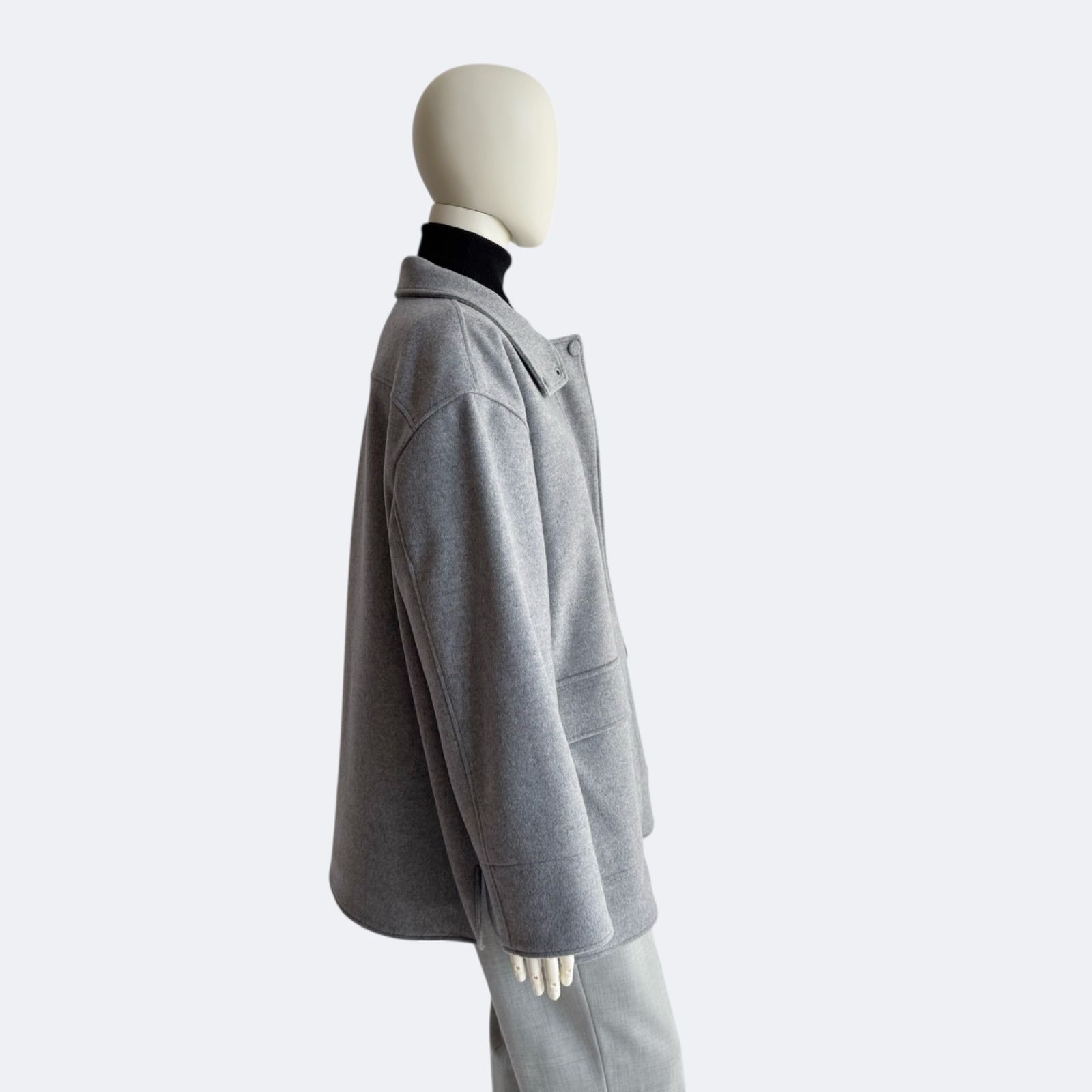 【定番】 【人気】 セオリー Theory ウール ブルゾン P グレー ♪ Theory セオリー ショートコート グレー レディース ジャケット ウール