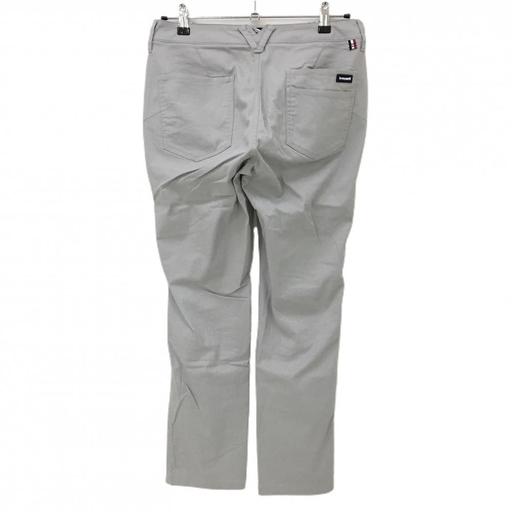 ルコックゴルフ パンツ グレー ロゴ刺しゅう ストレッチ 6ポケット