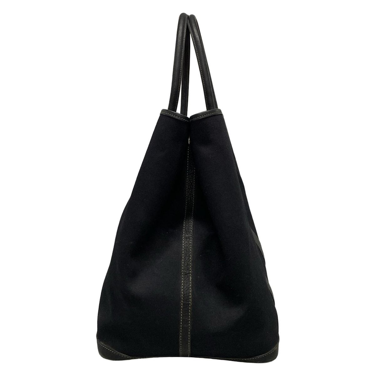 HERMES エルメス トートバッグ ガーデン 黒 レザー