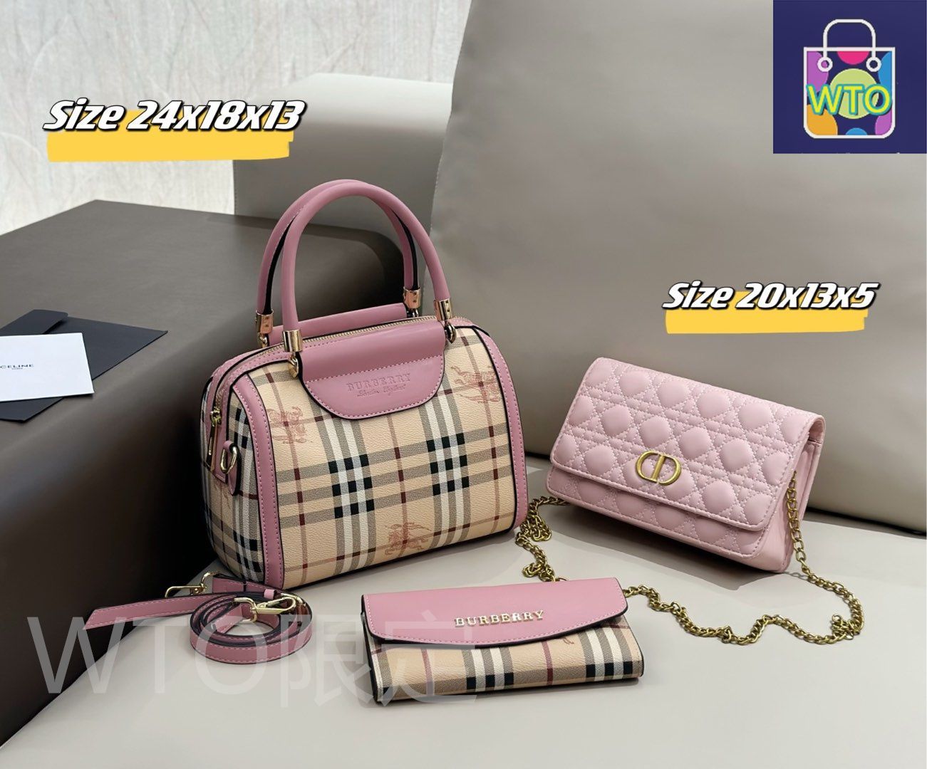 今日特価】Fendi フェンディ Burberry バーバリー 組み合わせ