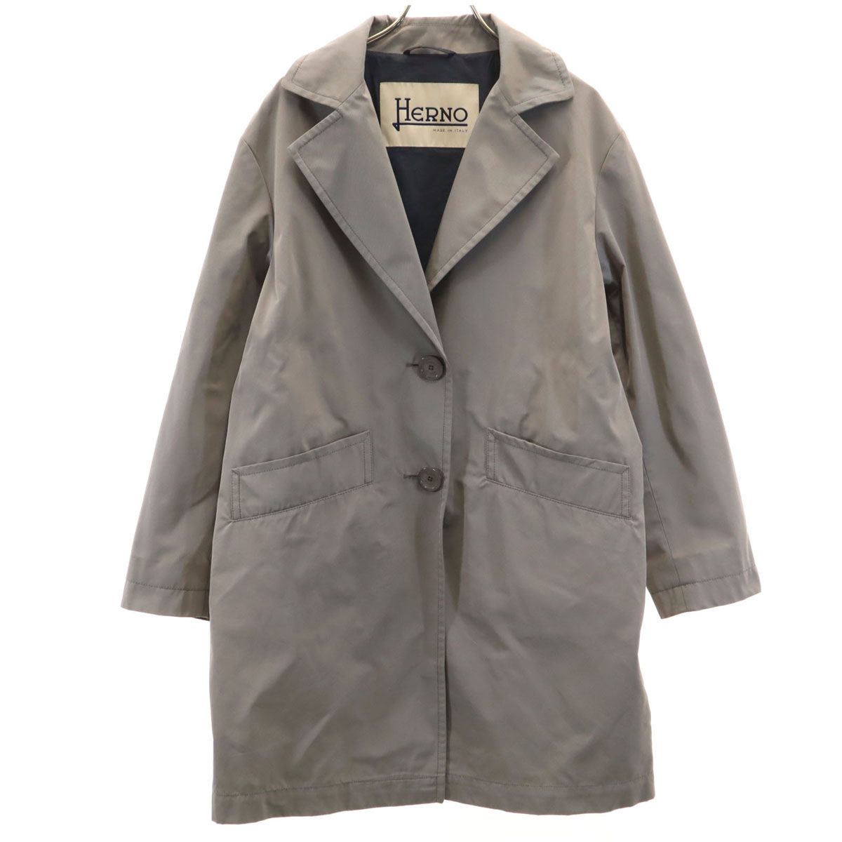 Herno ヘルノ イタリア製 コート 42 グレー系 レディース 古着 - メルカリ