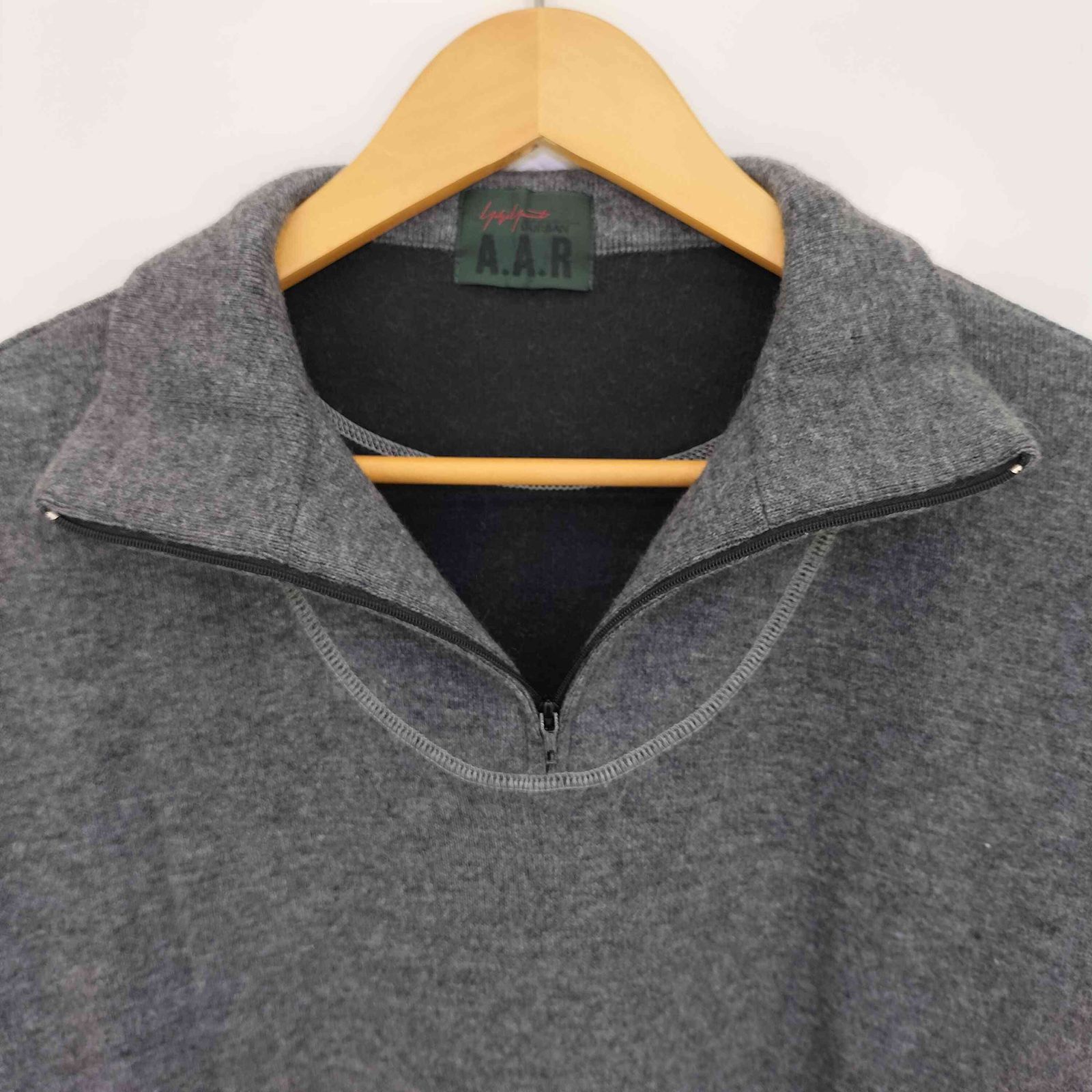 yohji yamamoto A.A.R DURBAN ハーフジップ ニット yohji yamamoto A.A.R DURBAN ハーフジップ ニット ヨウジ